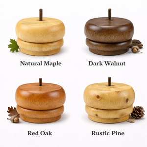 Low Profile Round Solid Wood Furniture Leg Modern Simple Style for Sofa Cabinet Coffee <b>Table</b> Support - Product Image 3