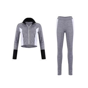 Conjunto Deportivo para Mujer, Estilo Moderno 2024, Manga Larga, Cintura Alta, Secado Rápido, Transpirable, para Entrenamiento Deportivo de Primavera - Product Image 1