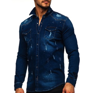 2024 Usine En Gros Personnalisé De Haute Qualité Hommes Alaf Moto Denim Vestes Plus La Taille Moto Vêtements Fabricant - Product Image 5