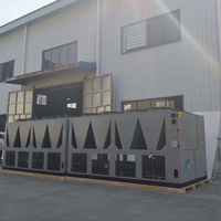 Refroidisseur à vis à double tête refroidi par air 180HP/560.8KW, système de refroidissement d'eau industriel