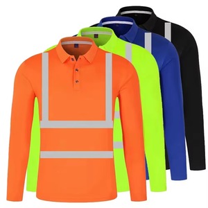 เสื้อโปโลแขนยาวแบบสะท้อนแสงสำหรับงานก่อสร้างและงานประจำวัน - Product Image 6
