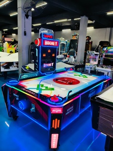 เครื่องเกมแอร์ฮอกกี้ Super Air Hockey DX Arcade สำหรับ 2 ผู้เล่น กำลังไฟ 400 วัตต์ แรงดันไฟฟ้า 220 โวลต์ โต๊ะแอร์ฮอกกี้ทำจากโลหะ อะคริลิก พลาสติก และไม้ สำหรับพื้นที่เชิงพาณิชย์ - Product Image 6