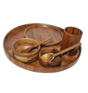 Vente en gros de plateau de service en bois et en résine pour dessert, accessoires de décoration de gâteaux sucrés - Product Image 1