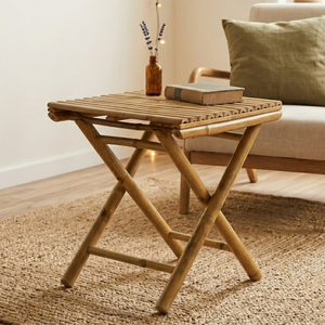 Vietnam Bamboo <b>Folding</b> <b>Table</b> Outdoor Patio Balcony <b>Table</b> Small Tea <b>Table</b> Portable Eco Friendly Bamboo Furniture Manufacturer - Product Image 1