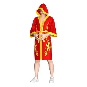 Batas de Boxeo de Lujo Brillantes y Modernas para Hombre, Ligeras y de Secado Rápido para Calentamiento Previa al Combate con Servicio OEM - Product Image 5