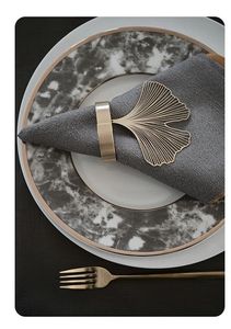 Nouvel Arrivage : Anneau de Serviette Doré en Forme de Éventail, Fait Main en Métal, Décoration de Table, Accessoires de Dîner Haut de Gamme pour Mariages, Fêtes, Événements, Restaurants et Maison - Product Image 5