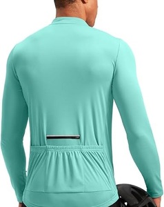 Quarter Zip <b>Cycling</b> Jersey MTB Road Outdoor Sports 100% Polyester Anti-Bacterial UV Protection Quick Dry Breathable Custom Logo - Product Image 4