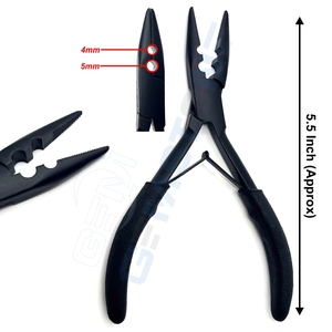 Professional Hair Extension Tool <b>Kit</b> Set – Micro <b>Beads</b> Pliers Loop Needle \ Section Clips & Accessories – Hair Installation Tool - Product Image 6