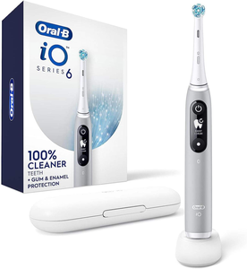 แปรงสีฟันไฟฟ้าแบบชาร์จได้ Oral-B iO Series 6 พร้อมเซ็นเซอร์วัดแรงกดที่มองเห็นได้เพื่อปกป้องเหงือก, ตัวตั้งเวลา 2 นาที, 5 โหมดการทำความสะอาด - Product Image 5