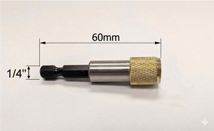 Conector de Brocas de Cambio Rápido RALTER - Accesorio de Bricolaje Personalizable OEM para Trabajos en Madera, Broca Intercambiable con Acabado Texturizado, Aleación 6150 - Product Image 2