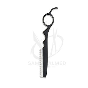 Wholesale Sambrialmed International Professional High Quality Durable Men's Single <b>Blade</b> Steel Handle Finger Ring Hair Razors - Product Image 4