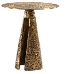 Table d'appoint en métal tendance avec un look avant-gardiste qui rehausse la décoration des appartements urbains - Product Image 2