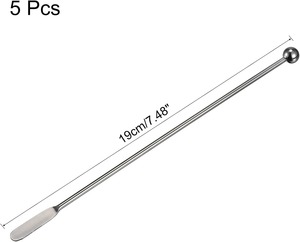 Agitador de cócteles hecho a mano de acero para decoración de bar. - Product Image 2