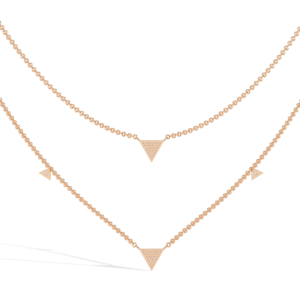 10K 14K 18K Rose Gold Choker <b>Necklace</b> Intricate Openwork Vintage Geometric Links Pattern Shimmering Round Lab Grown Diamonds - Product Image 4