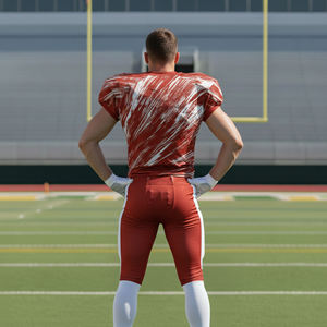 Professional <b>Athletic</b> American Football Uniform Polyester Customizable Comfortable - Product Image 3