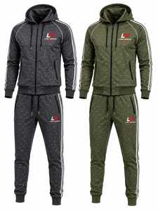Chándal para Hombre Long Mission con Capucha, Manga Larga, 100% Algodón, Ligero, Estilo Casual de Invierno, Corte Regular, Bolsillos Laterales - Product Image 5
