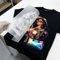 Autocollants en vinyle personnalisés avec logo, lavables, à transfert thermique, impression à l'écran, pour t-shirts et vêtements en polyester