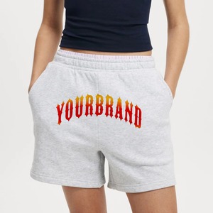 Shorts Bermuda en Coton Biologique Personnalisés pour Femmes 2023, Imprimé Léopard, Taille Élastique, Écologiques, Imperméables, Respirants, Coupe-Vent - Product Image 2