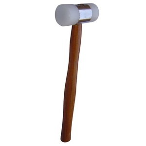 Marteau à tête sphérique avec manche en bois, fer SUNTOOLS/STIPL, pour le polissage de bijoux, outils de bricolage, forme plate et ronde - Product Image 2