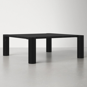 Modern Z Black Matt Finish Rectangular Shape Solid Mango Wooden Living Room Home Office <b>Folding</b> Durable Handmade Coffee <b>Table</b> - Product Image 3