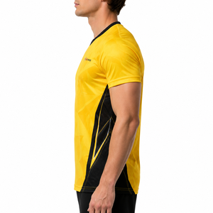 Maillot de volley-ball personnalisé, tissu léger haute performance, construction respirante, mouvements flexibles, coupe athlétique confortable - Product Image 3