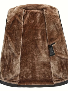 Custom Design Premium <b>Leather</b> Fur Bomber <b>Jacket</b> with Soft Sherpa Lining OEM Export Quality Manufacturing - Product Image 6