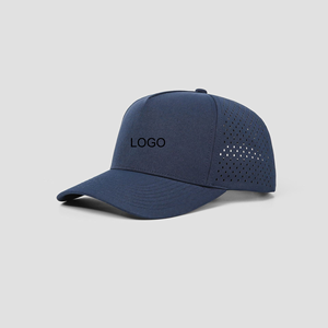 Gorras de Golf Personalizadas de 5 Paneles, Transpirables, con Orificios Cortados con Láser, Tela y Logotipo Personalizados, Visera Precurvada, Estilo Golf, Hechas en Vietnam - Product Image 4