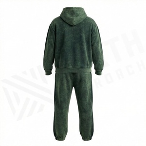 Men's Acid Wash <b>Tracksuit</b> Anti Wrinkle Fully Customized Latest Fabric Design Athletic Running Workout Customized Color - Product Image 2