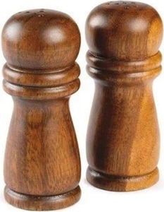 Juego de Molinillos de Sal y Pimienta de Madera de Acacia Marca HANDSHAKE, Manuales, Elegantes, de 8 Pulgadas, con Capacidad de 60 ml - Product Image 4