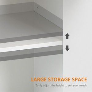 Mobile da Cucina Moderno Bianco in Legno Massello con Pannello in MDF Stile Legno - Product Image 5