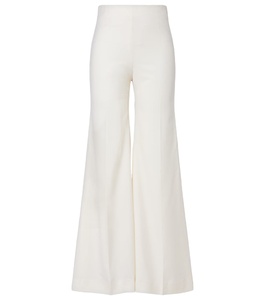 Pantalones Deportivos Elegantes para Mujer, 100% Algodón, Frente Plano, Ropa de Yoga ODM con Cintura Elástica Cómoda y Decoración de Encaje, Verano - Product Image 1