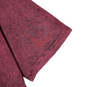 T-shirts pour hommes en coton uni, effet délavé, fabriqués au Pakistan, 100% coton, écologiques, respirants, séchage rapide, pour l'été - Product Image 6