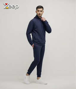 Sudadera con Capucha Personalizada XEEP para Hombre, Diseño Casual con Estampado Frontal, Corte Regular, Transpirable, de Secado Rápido, con Bolsillo, Servicio OEM - Product Image 4
