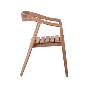 Chaise de salle à manger en bois massif naturel, mobilier scandinave moderne pour restaurant, café, hôtel, salle à manger à domicile, vente en gros OEM ODM - Product Image 3