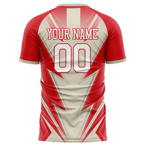 Ropa Deportiva Sublimada para Adultos, Camiseta de Fútbol de Manga Corta, Jersey de Fútbol de Poliéster y Spandex 2025 - Product Image 3