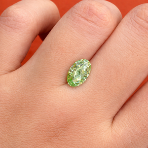 Diamant synthétique CVD cultivé en laboratoire 3.0CT F VS1-VS2 Clarity, certifié IGI, couleur vive fantaisie, taille ovale, rempli - Product Image 3