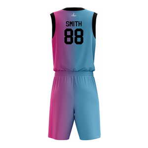 Ensemble d'uniformes de basketball personnalisés de haute qualité, maillot et short imprimés par sublimation pour les équipes, vêtements de sport - Product Image 3