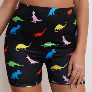 Shorts Deportivos de Cintura Alta con Logotipo Personalizado para Mujer, Control de Abdomen, Levanta Glúteos, para Fitness, Gimnasio, Yoga - Product Image 4