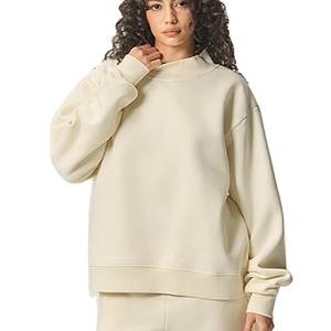 Sweat-shirt d'hiver unisexe personnalisé avec patch brodé, coupe classique, réversible, col roulé, doublure en molleton 100% coton, respirant - Product Image 1