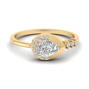 Bagues de mariage REYES de luxe en or massif 14 carats avec diamants HPHT CVD cultivés en laboratoire pour femmes, prix de gros, bijoux pour occasions spéciales - Product Image 6