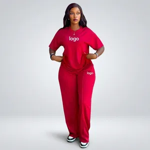 Nouvel Arrivage <span class=keywords><strong>Ensemble</strong></span> Deux Pièces Ample et Polyvalent pour <span class=keywords><strong>Femme</strong></span> Printemps/Été – Style Décontracté et Tendance – Meilleures Ventes - Product Image 5