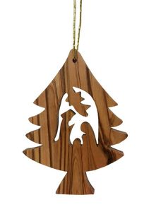 Natural Wooden Hanging <b>Tree</b> <b>Ornament</b> Eco Friendly Handmade Craft For Christmas <b>Tree</b> Decoration Home Display - Product Image 4