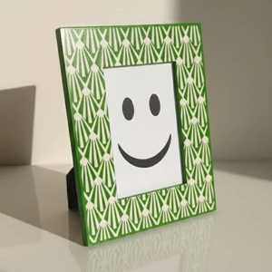 Cadre photo de luxe royal en MDF avec incrustation de os, mosaïque artisanale en résine et nacre - Product Image 2