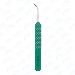Pinzas de extensión de pestañas personalizadas Pinzas de punta recta hechas de herramientas de pestañas profesionales de acero alemán de primera calidad - Product Image 6