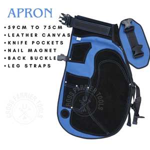 ชุดอุปกรณ์ดูแลกีบม้าระดับมืออาชีพ พร้อมผ้ากันเปื้อนช่างตัดแต่งกีบม้า ค้อนตีกีบม้า สีชมพู เครื่องมือถอดกีบม้า ที่ดึงตะปูม้า ที่ยึดตะปูม้าแบบจระเข้ - Product Image 2