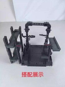 IQFUN Set de Escaleras y Pasillos para Hangar a Escala 1/144, Accesorios para Dioramas, Piezas de Modelismo, 20 Piezas de PVC - Product Image 3