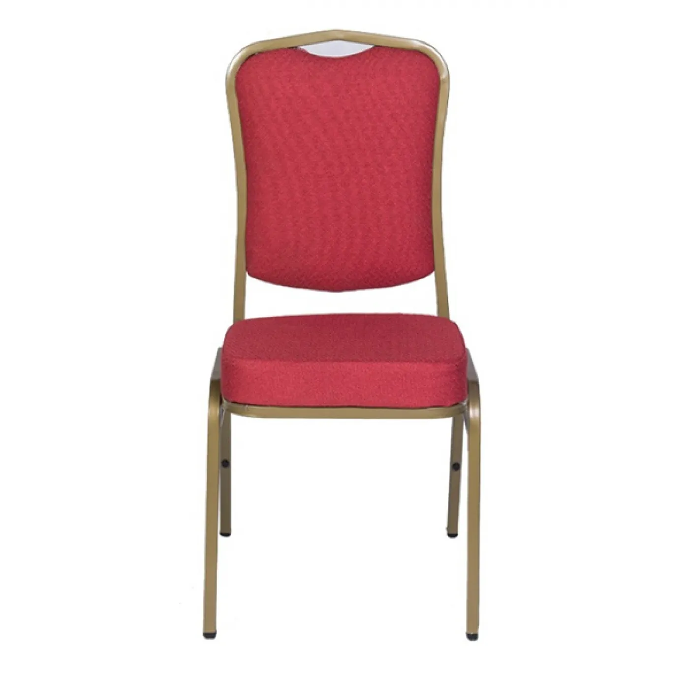 Wholesale Price Banquet chairs EVO-MC102 for Hotel Dining Chairs Stackable Red Metal Iron Used Wedding Banquet Chairs