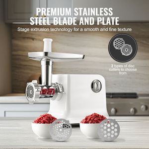 Macchina Elettrica per Salsa di Pomodoro 700W, 5.5 LBS/Min, Scolapasta, Tritacarne e Affettatrice con Motore in Rame Puro - Product Image 4