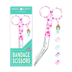 Ciseaux à pansements, ciseaux de traumatologie pour la coupe de pansements, instruments médicaux, ciseaux de traumatologie, outil multifonctionnel pour les soins infirmiers, modèle - Product Image 1