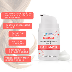 Crema Capilar Reparadora Molecular Sin Enjuague Más Vendida, Reparación Duradera Patentada para Cabello Seco, Encrespado y Dañado por Químicos y Coloración - Product Image 4